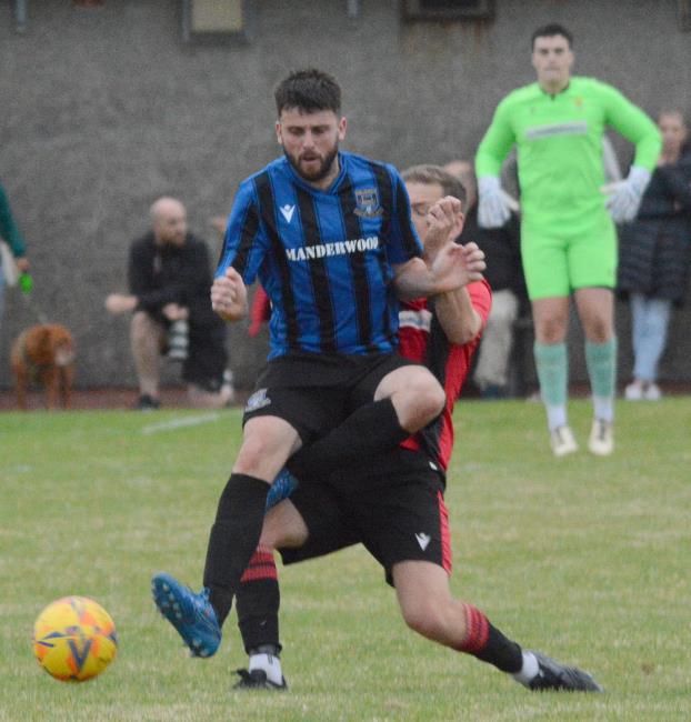 Shane Walsh gave Hakin United the lead against Goodwick